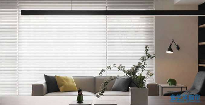 辦公室客廳防水遮光窗簾-拉珠鋁百葉窗簾批發(fā) 拉珠鋁百葉窗簾