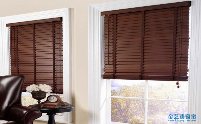 佛山木百葉窗簾生產廠家：銀河窗簾